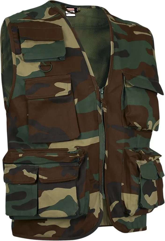 Gilet multipoches personnalisé, pratique sur le terrain (CHVASAF), Jungle Boisé, photo 7