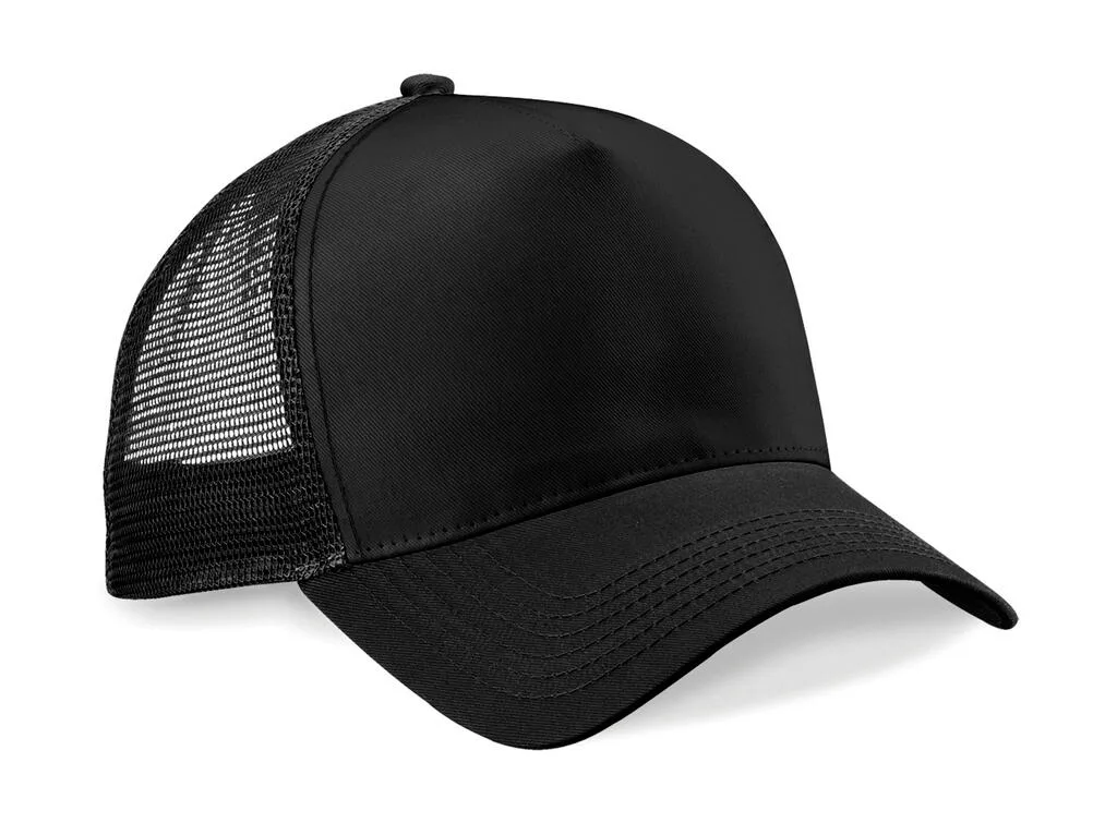 Casquette trucker personnalisée, aérée et structurée (B640), Black/Black, photo 7