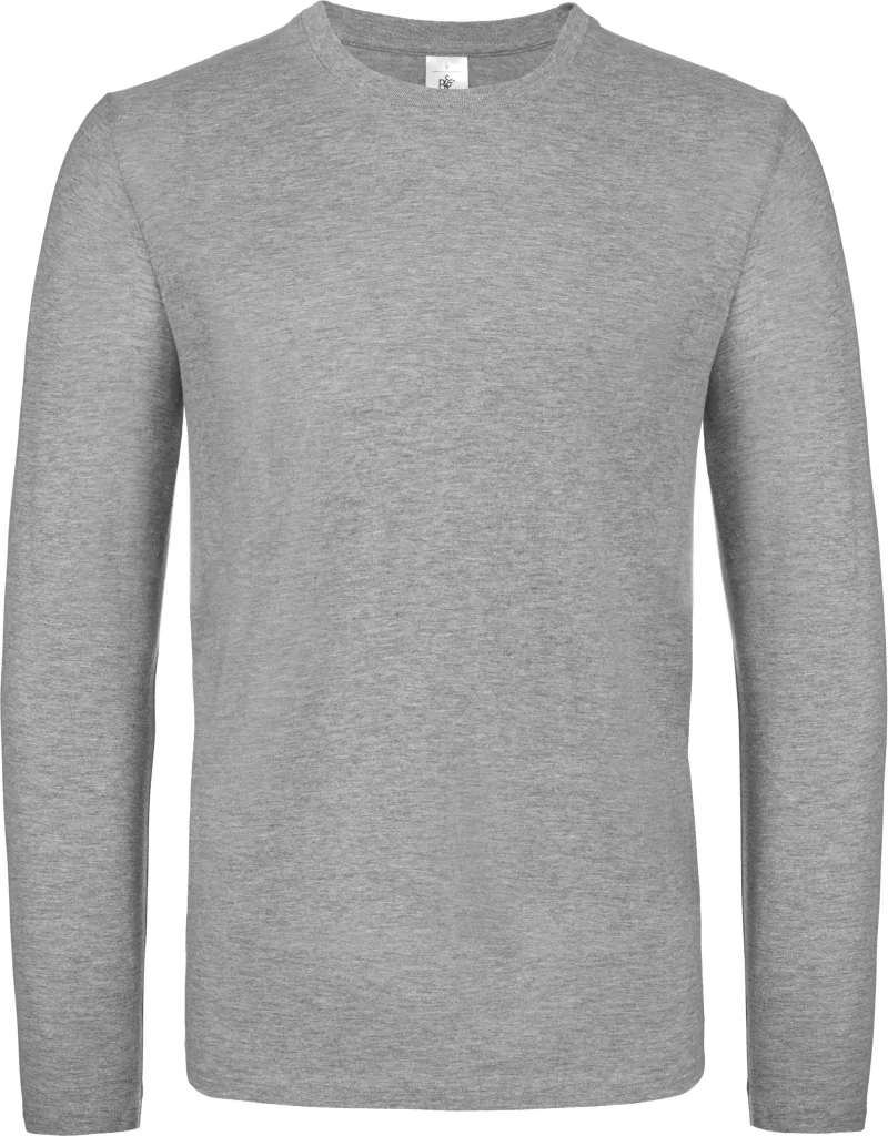 T-shirt manches longues personnalisé, léger et unisexe (TU05T), Sport Grey, photo 18