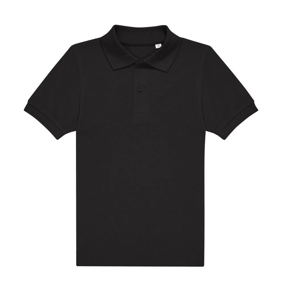 Polo enfant personnalisé, coton piqué doux et résistant (PK001), Black, photo 4