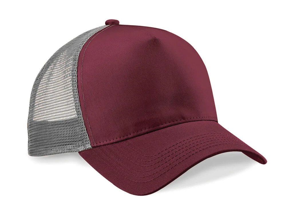 Casquette trucker personnalisée, aérée et structurée (B640), Burgundy/Grey, photo 19