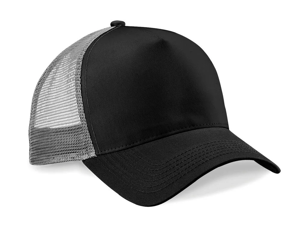 Casquette trucker personnalisée, aérée et structurée (B640), Black/Grey, photo 10
