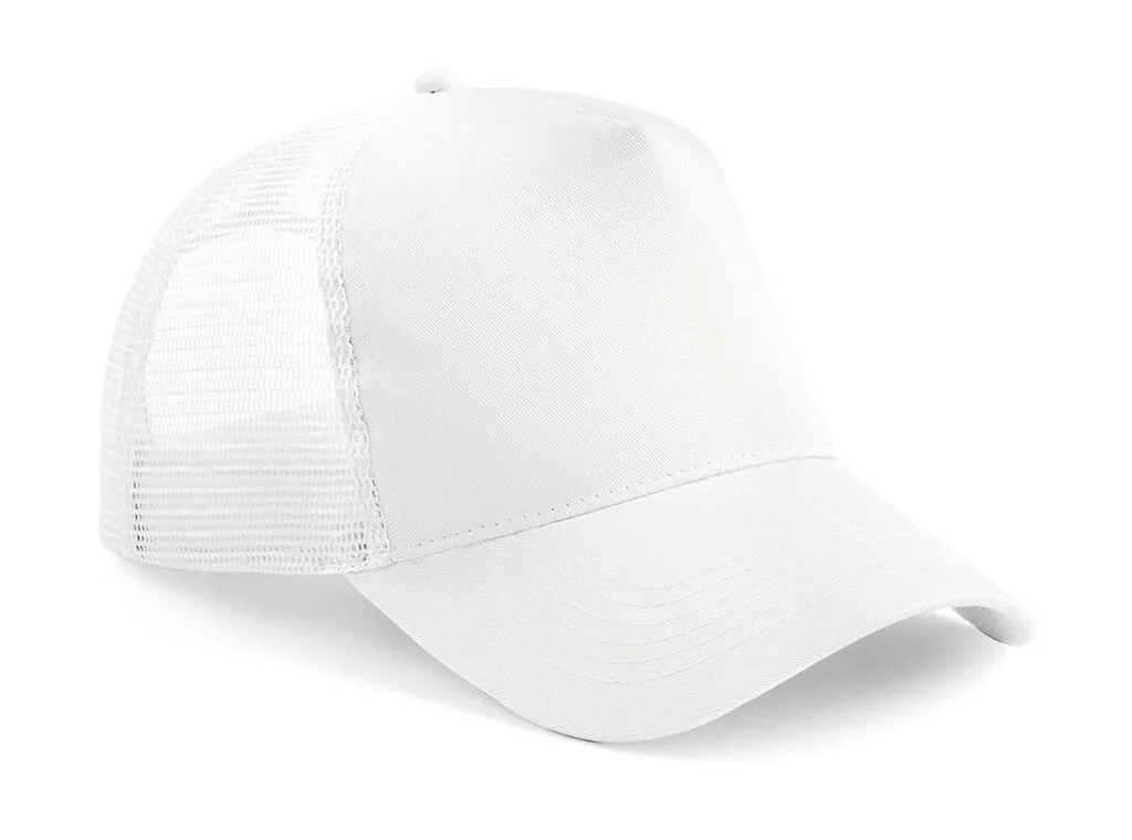 Casquette trucker personnalisée, aérée et structurée (B640), White/White, photo 29
