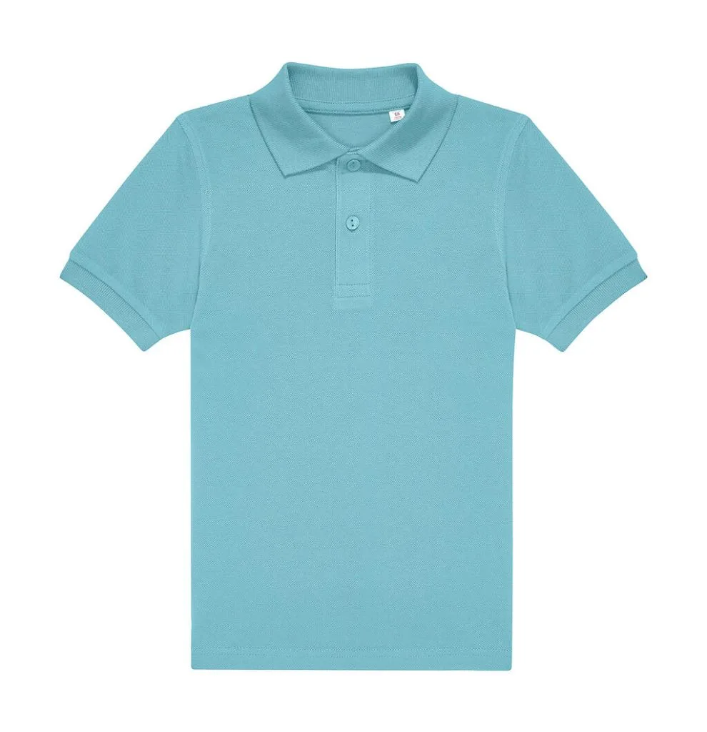 Polo enfant personnalisé, coton piqué doux et résistant (PK001), Meta Turquoise, photo 10