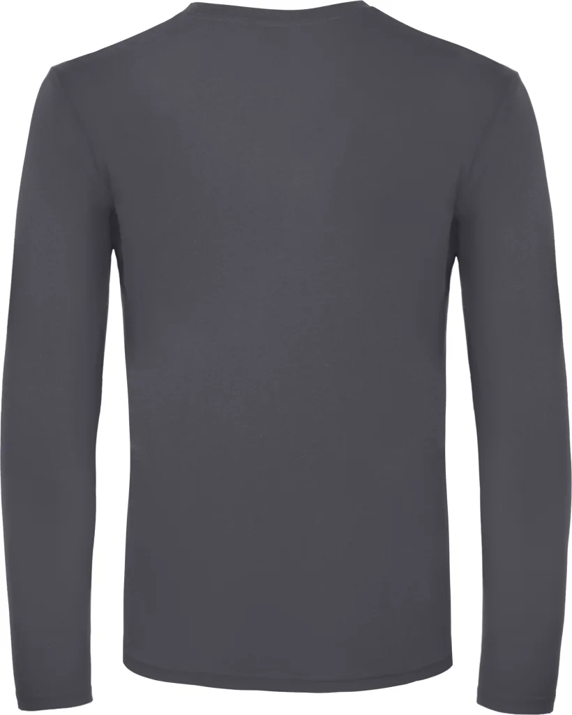 T-shirt manches longues personnalisé, léger et unisexe (TU05T), Dark Grey, photo 9