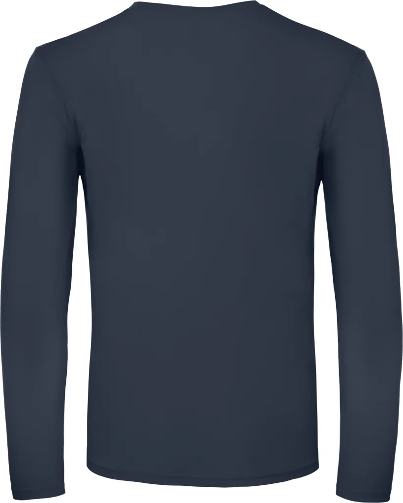 T-shirt manches longues personnalisé, léger et unisexe (TU05T), Navy, photo 11