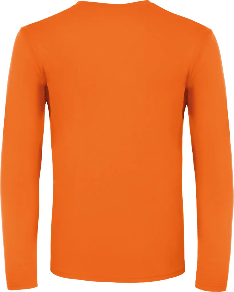 T-shirt manches longues personnalisé, léger et unisexe (TU05T), Orange, photo 13