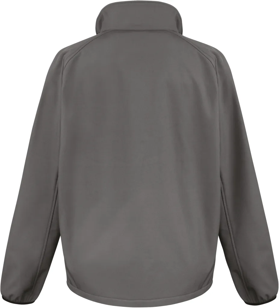 Veste softshell homme personnalisée, légère et coupe-vent (R231M), Charcoal/Black, photo 5