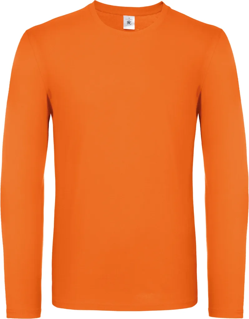 T-shirt manches longues personnalisé, léger et unisexe (TU05T), Orange, photo 12