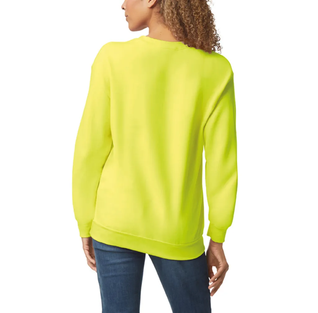 Sweat col rond personnalisé, molleton épais et chaud (18000), Safety Yellow, photo 34