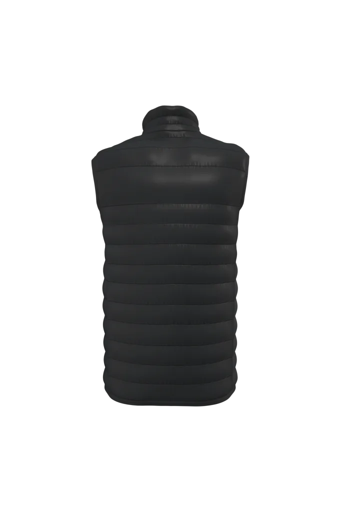 Bodywarmer homme personnalisé, matelassé chaud sans manches (IB6172), Black, photo 6