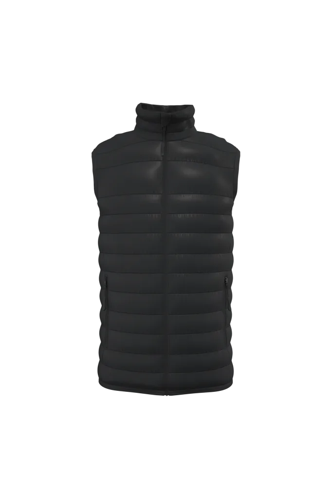 Bodywarmer homme personnalisé, matelassé chaud sans manches (IB6172), Black, photo 5