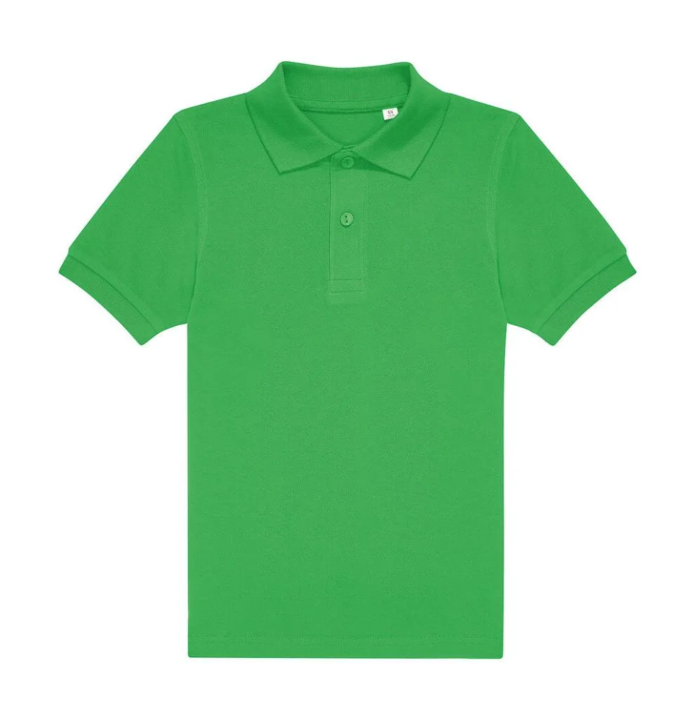 Polo enfant personnalisé, coton piqué doux et résistant (PK001), Apple Green, photo 3