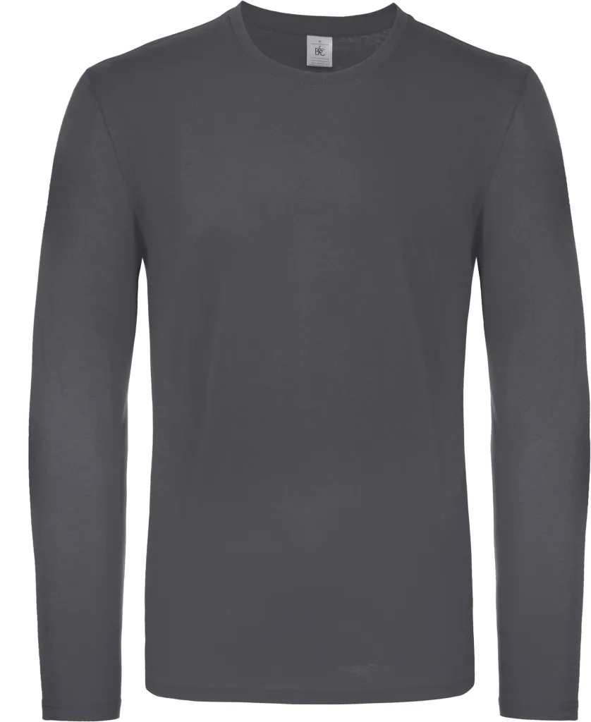T-shirt manches longues personnalisé, léger et unisexe (TU05T), Dark Grey, photo 8