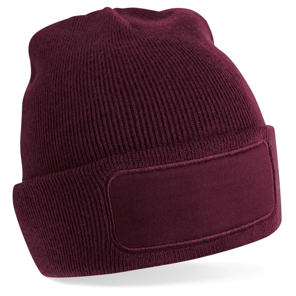 Original Patch Beanie (B445), Burgundy, photo 8
