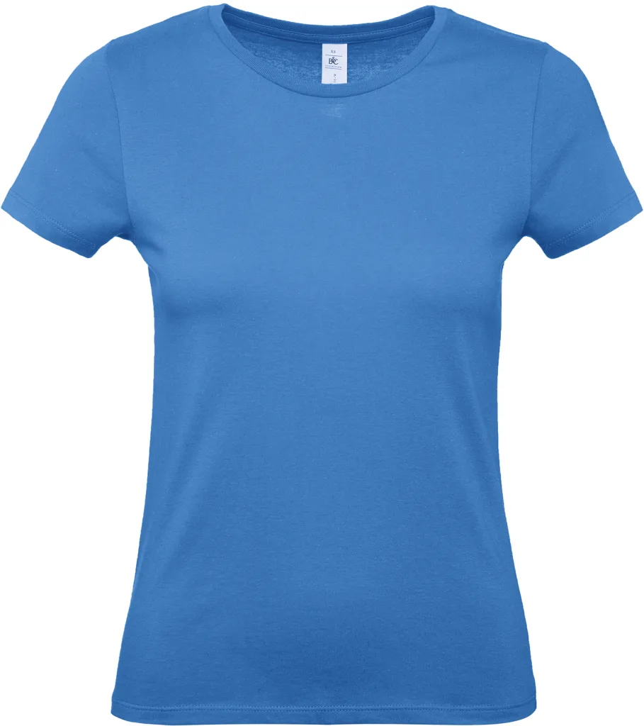 T-shirt femme personnalisé, coupe cintrée coton doux (TW02T), Azure, photo 10