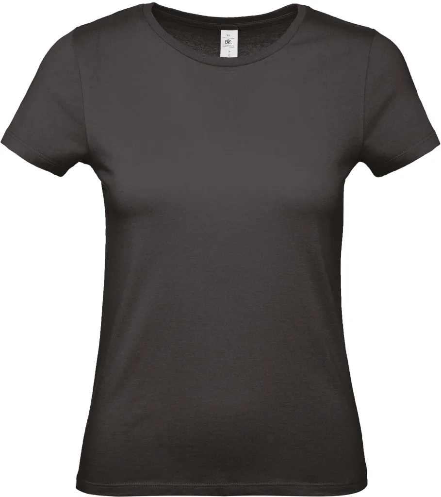T-shirt femme personnalisé, coupe cintrée coton doux (TW02T), Black, photo 14