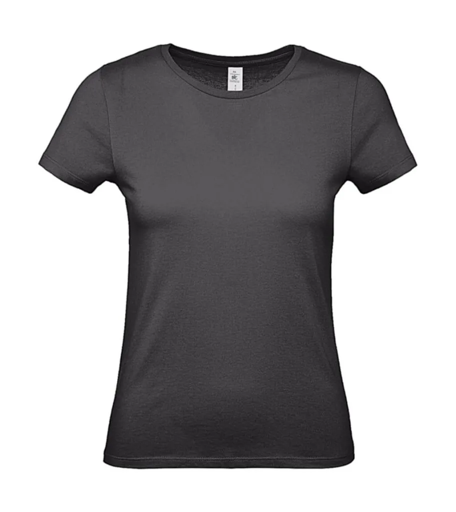 T-shirt femme personnalisé, coupe cintrée coton doux (TW02T), Black Pure, photo 16