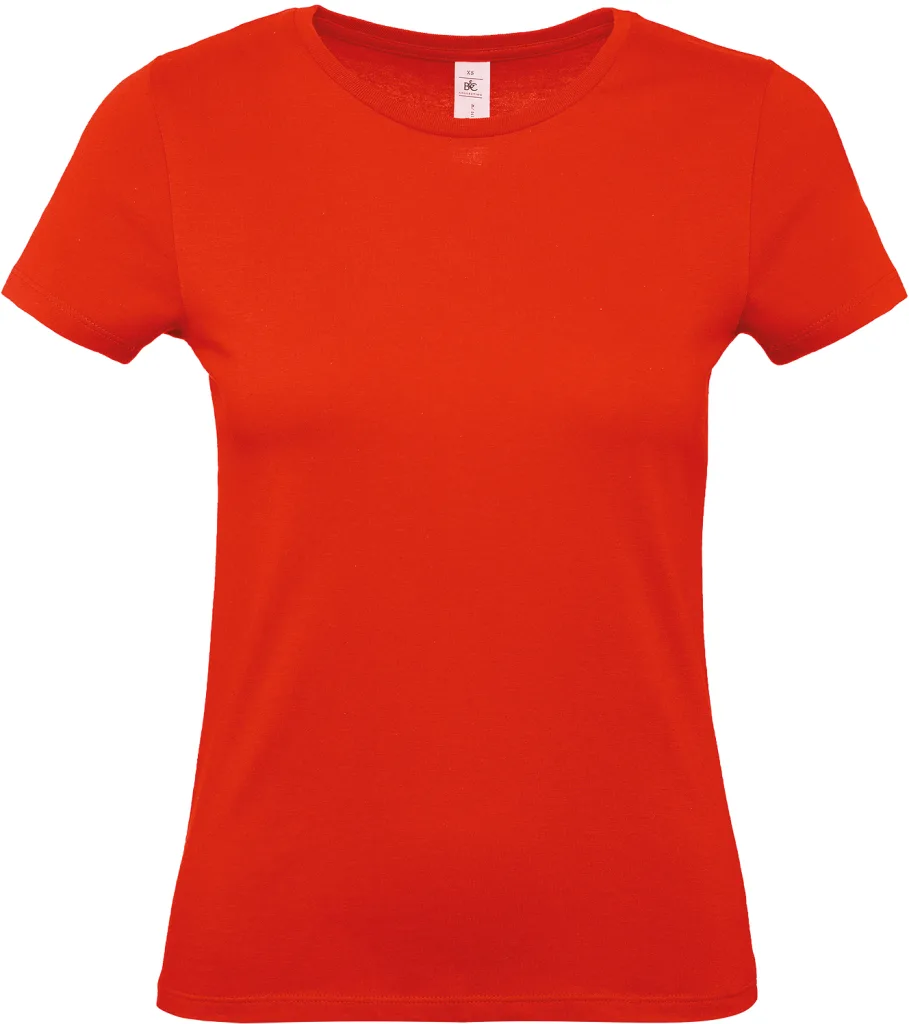 T-shirt femme personnalisé, coupe cintrée coton doux (TW02T), Fire Red, photo 33