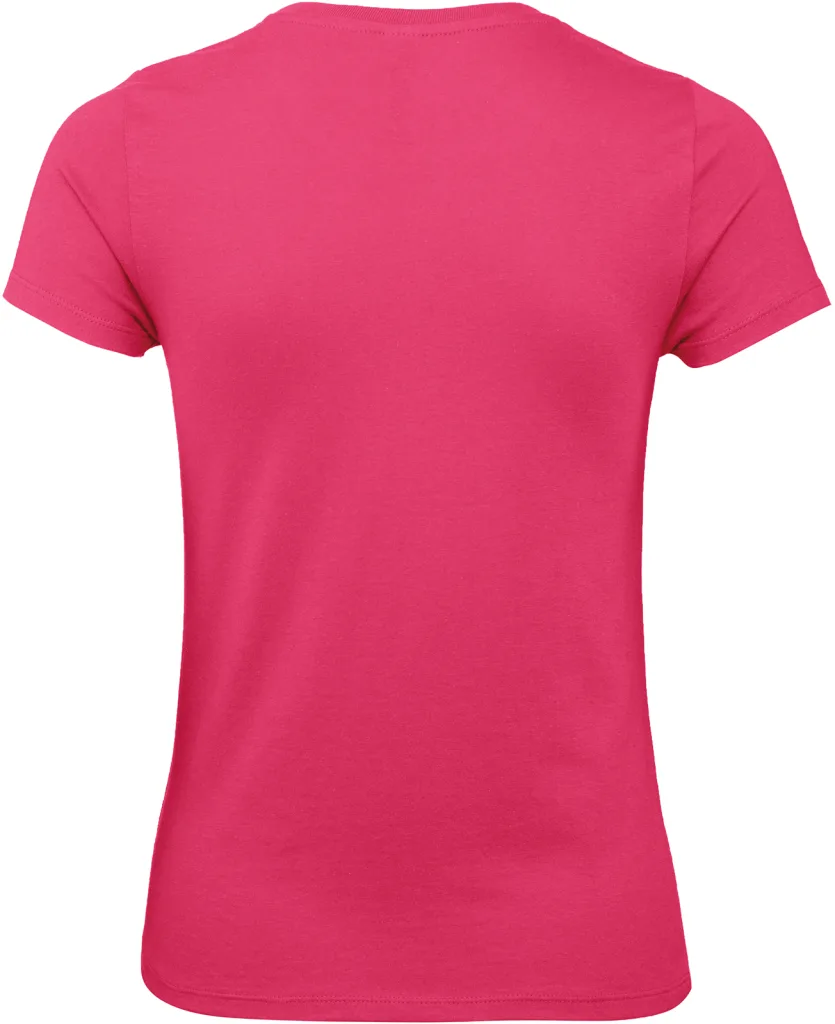 T-shirt femme personnalisé, coupe cintrée coton doux (TW02T), Fuchsia, photo 36