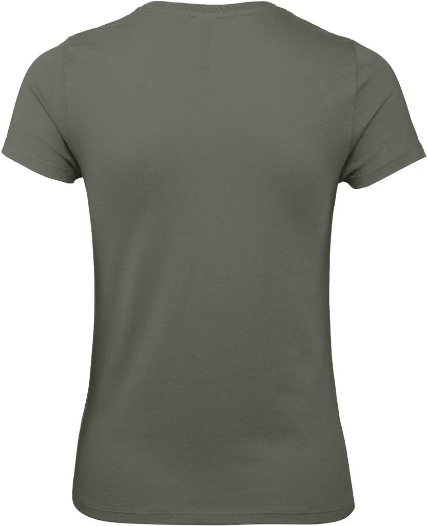 T-shirt femme personnalisé, coupe cintrée coton doux (TW02T), Millennial Khaki, photo 44