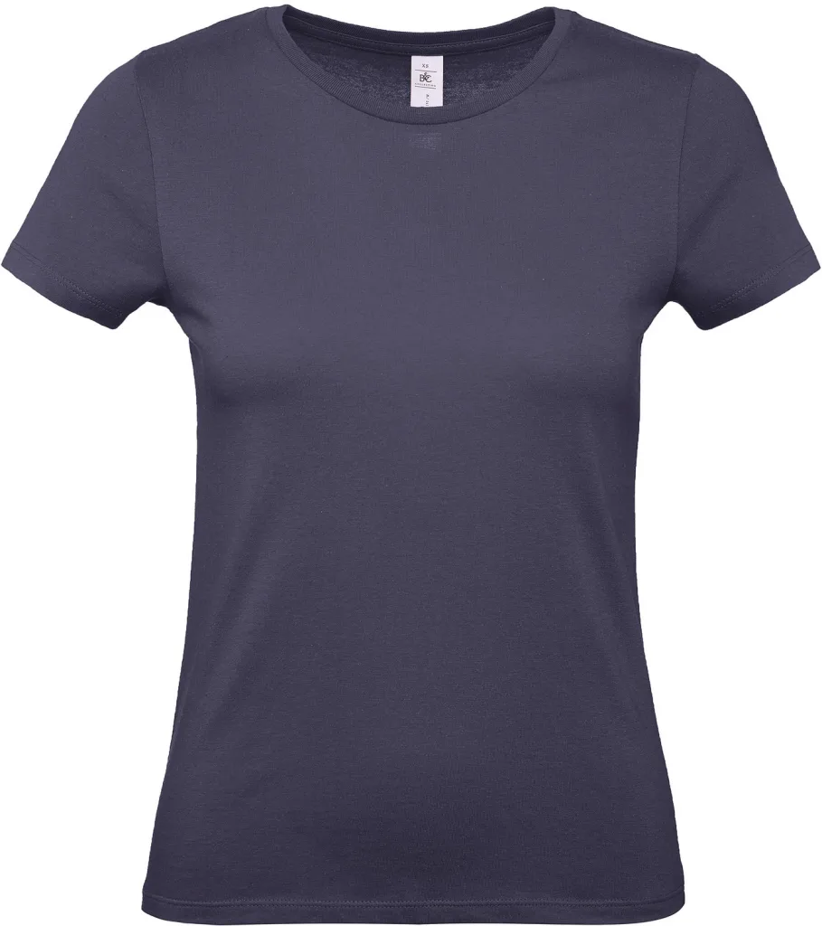 T-shirt femme personnalisé, coupe cintrée coton doux (TW02T), Navy Blue, photo 50
