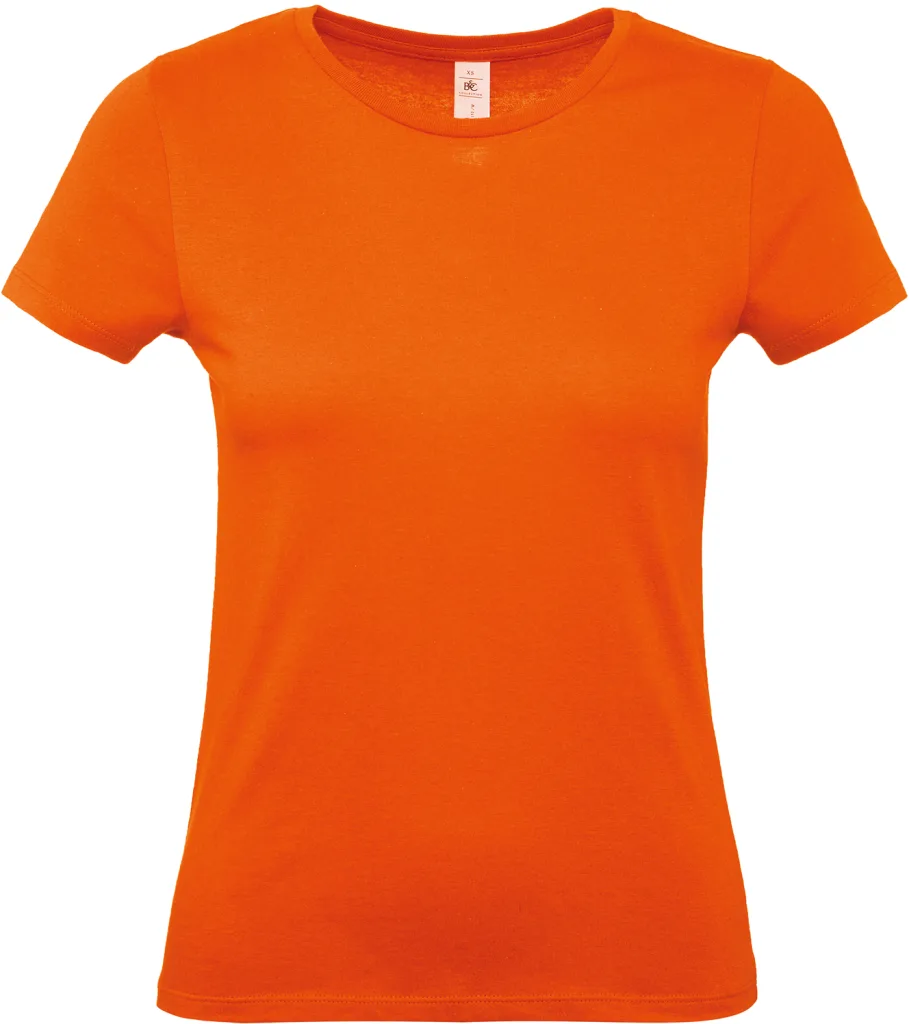 T-shirt femme personnalisé, coupe cintrée coton doux (TW02T), Orange, photo 52