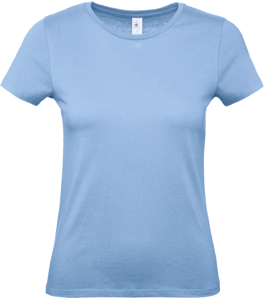 T-shirt femme personnalisé, coupe cintrée coton doux (TW02T), Sky Blue, photo 68