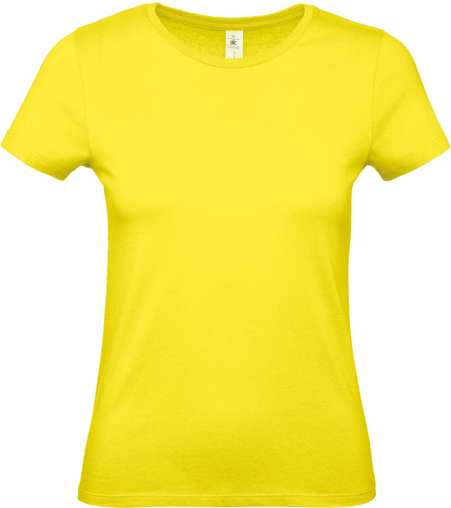 T-shirt femme personnalisé, coupe cintrée coton doux (TW02T), Solar Yellow, photo 69