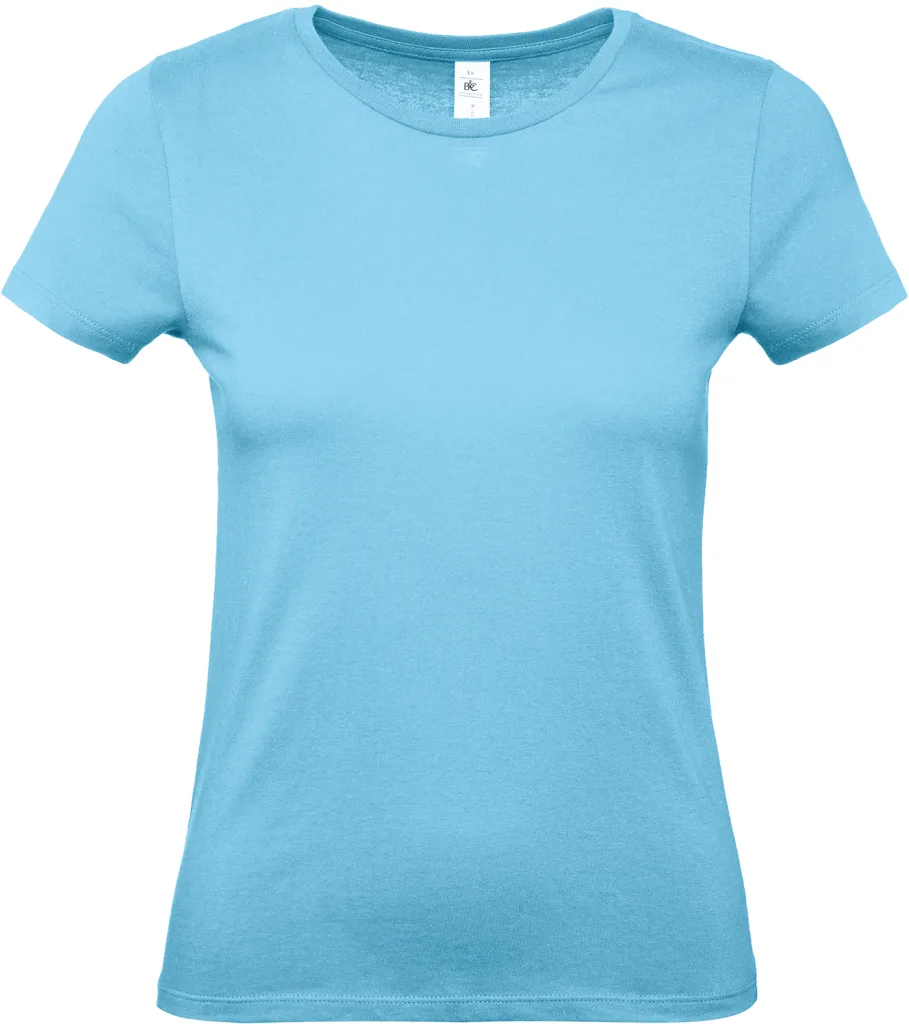 T-shirt femme personnalisé, coupe cintrée coton doux (TW02T), Turquoise, photo 73