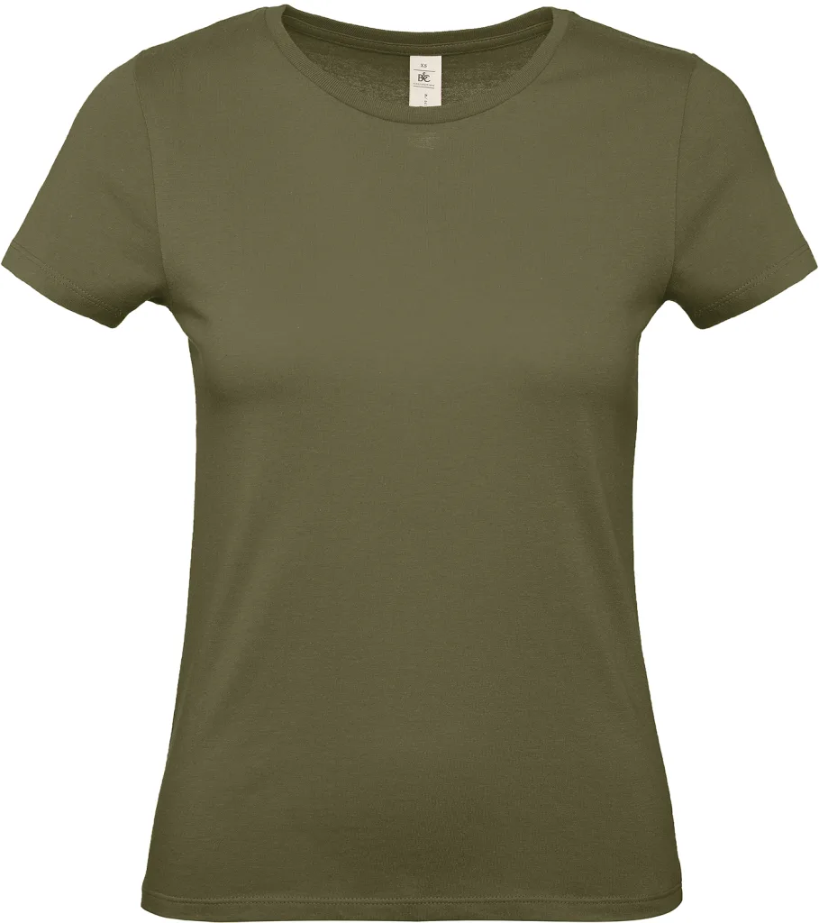 T-shirt femme personnalisé, coupe cintrée coton doux (TW02T), Urban Khaki, photo 77