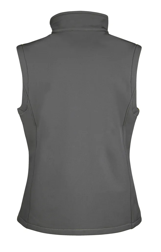 Gilet softshell femme personnalisé, sans manches et cintré (R232F), Charcoal/Black, photo 6