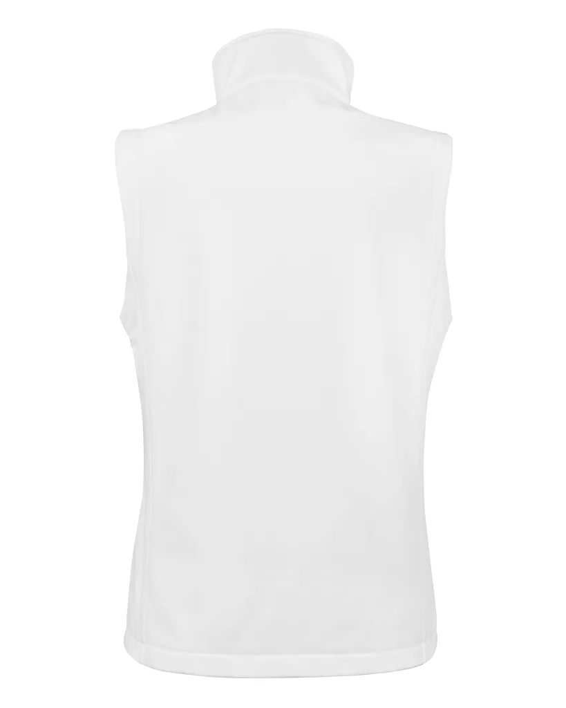 Gilet softshell femme personnalisé, sans manches et cintré (R232F), White/Black, photo 13