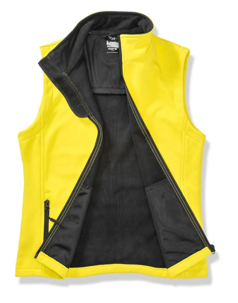 Gilet softshell homme personnalisé, sans manches coupe-vent (R232M), photo 4