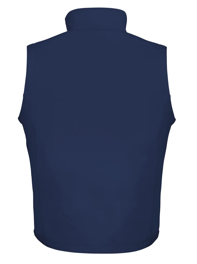 Gilet softshell homme personnalisé, sans manches coupe-vent (R232M), Navy/Navy, photo 11
