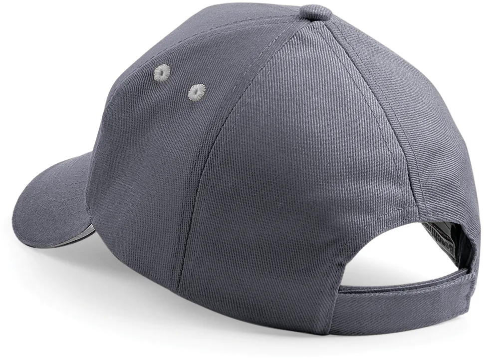 Casquette bicolore personnalisée, visière sandwich (B15C), Graphite Grey - Oyster Grey, photo 28