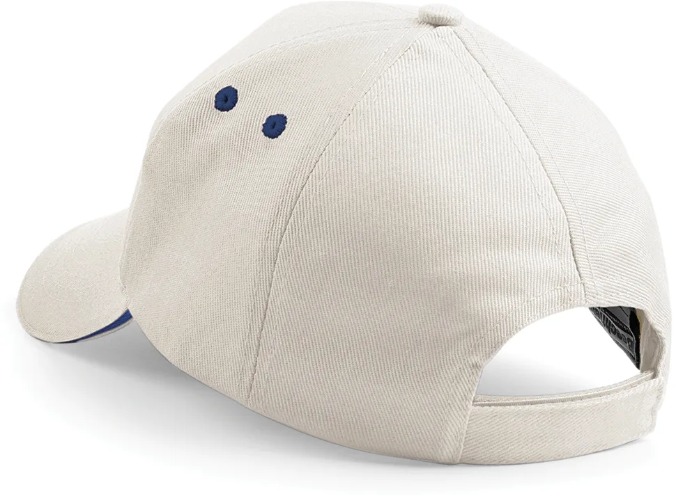 Casquette bicolore personnalisée, visière sandwich (B15C), Putty - French Navy, photo 30