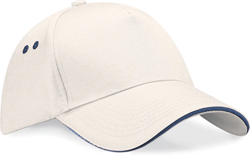 Casquette bicolore personnalisée, visière sandwich (B15C), Putty - French Navy, photo 29