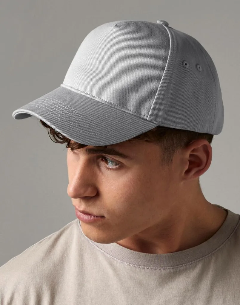 Casquette 5 panneaux personnalisée, coton drill épais (B15)