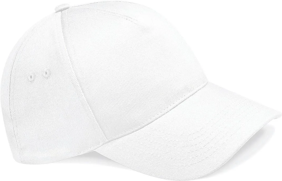 Casquette 5 panneaux personnalisée, coton drill épais (B15), White, photo 20
