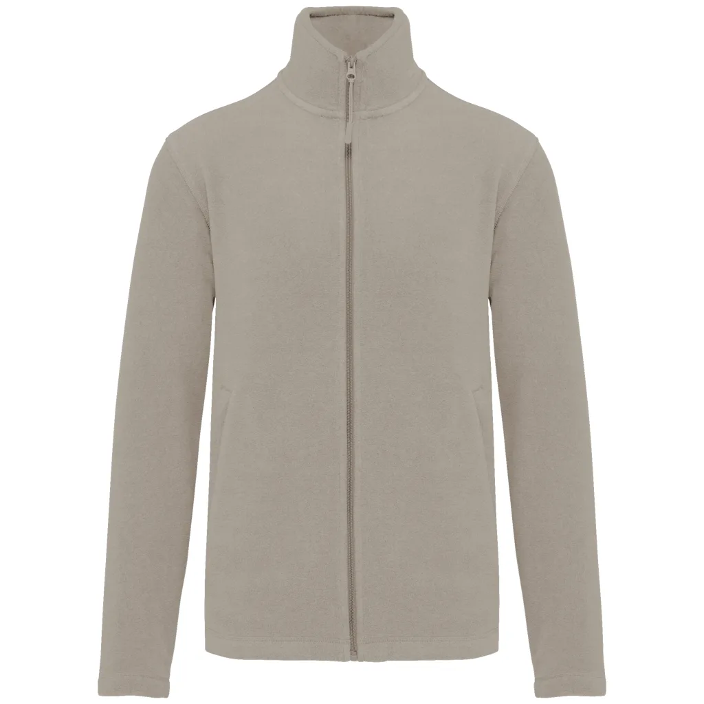 Polaire zippée personnalisée, chaude et anti-boulochage (K911), Beige, photo 9