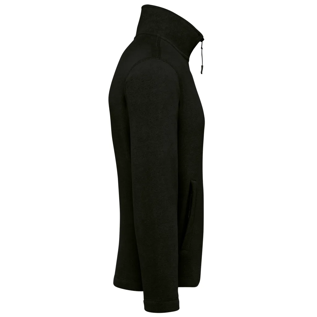 Polaire zippée personnalisée, chaude et anti-boulochage (K911), Black, photo 14