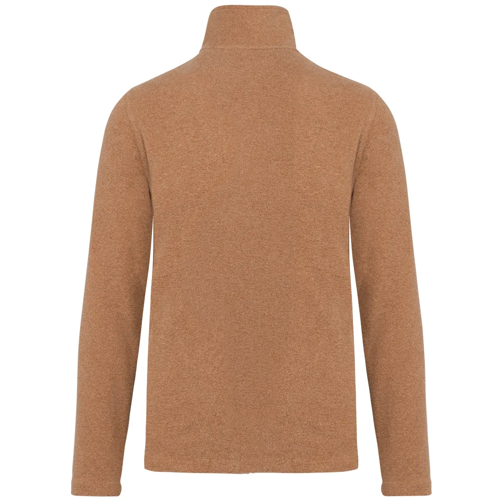 Polaire zippée personnalisée, chaude et anti-boulochage (K911), Camel Heather, photo 16
