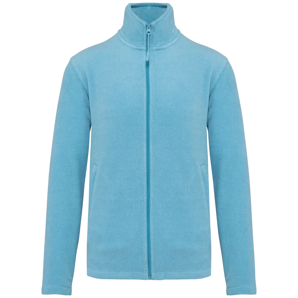 Polaire zippée personnalisée, chaude et anti-boulochage (K911), Cloudy Blue Heather, photo 21