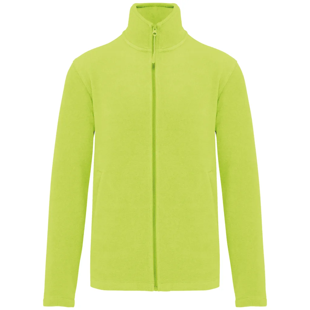 Polaire zippée personnalisée, chaude et anti-boulochage (K911), Fluorescent Yellow, photo 36