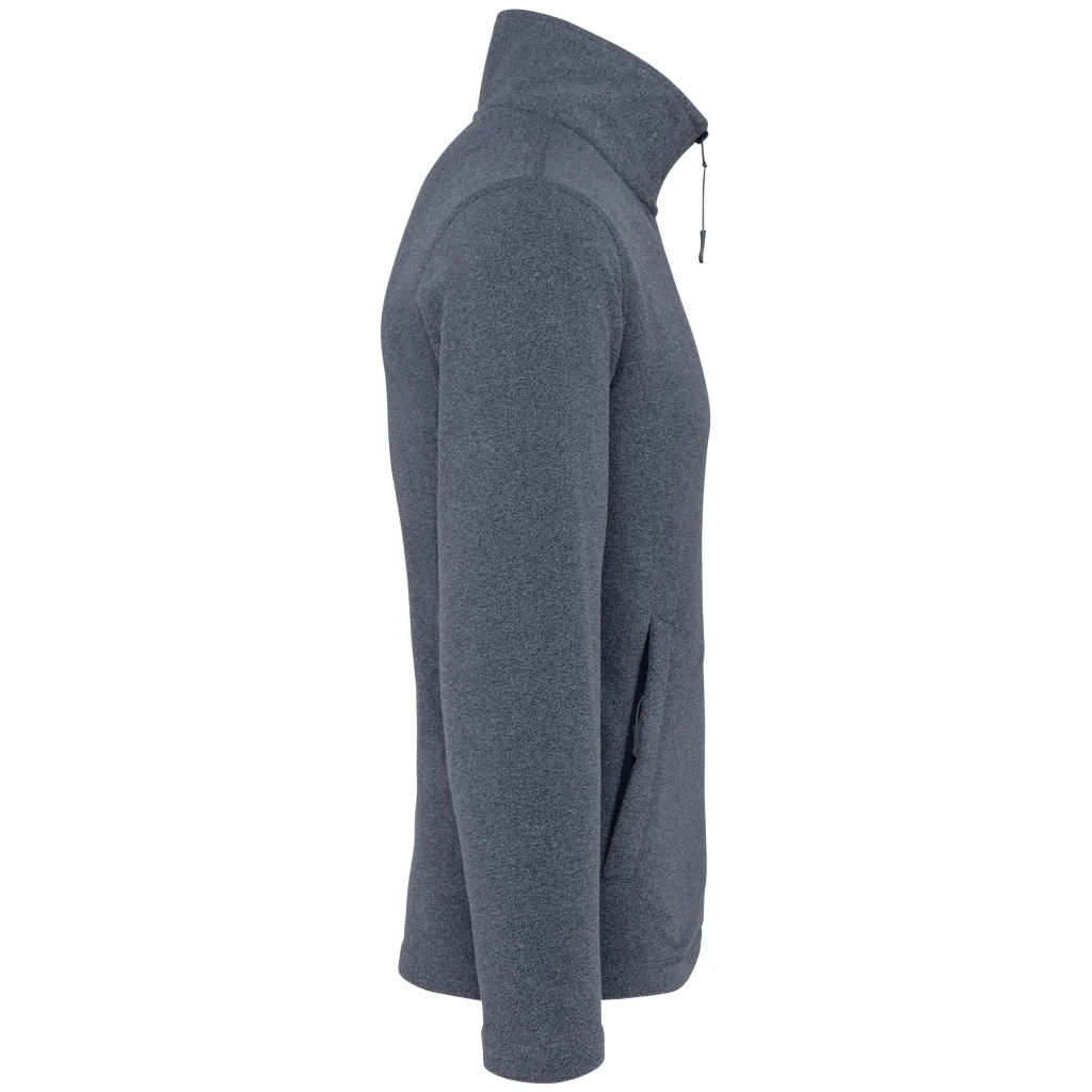Polaire zippée personnalisée, chaude et anti-boulochage (K911), French Navy Heather, photo 44