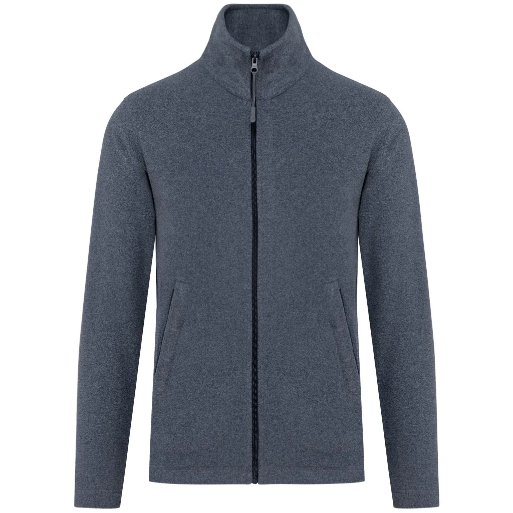 Polaire zippée personnalisée, chaude et anti-boulochage (K911), French Navy Heather, photo 42