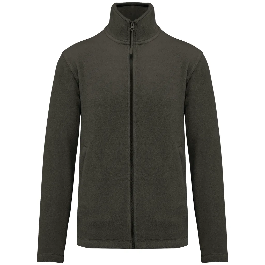 Polaire zippée personnalisée, chaude et anti-boulochage (K911), Green Olive, photo 48