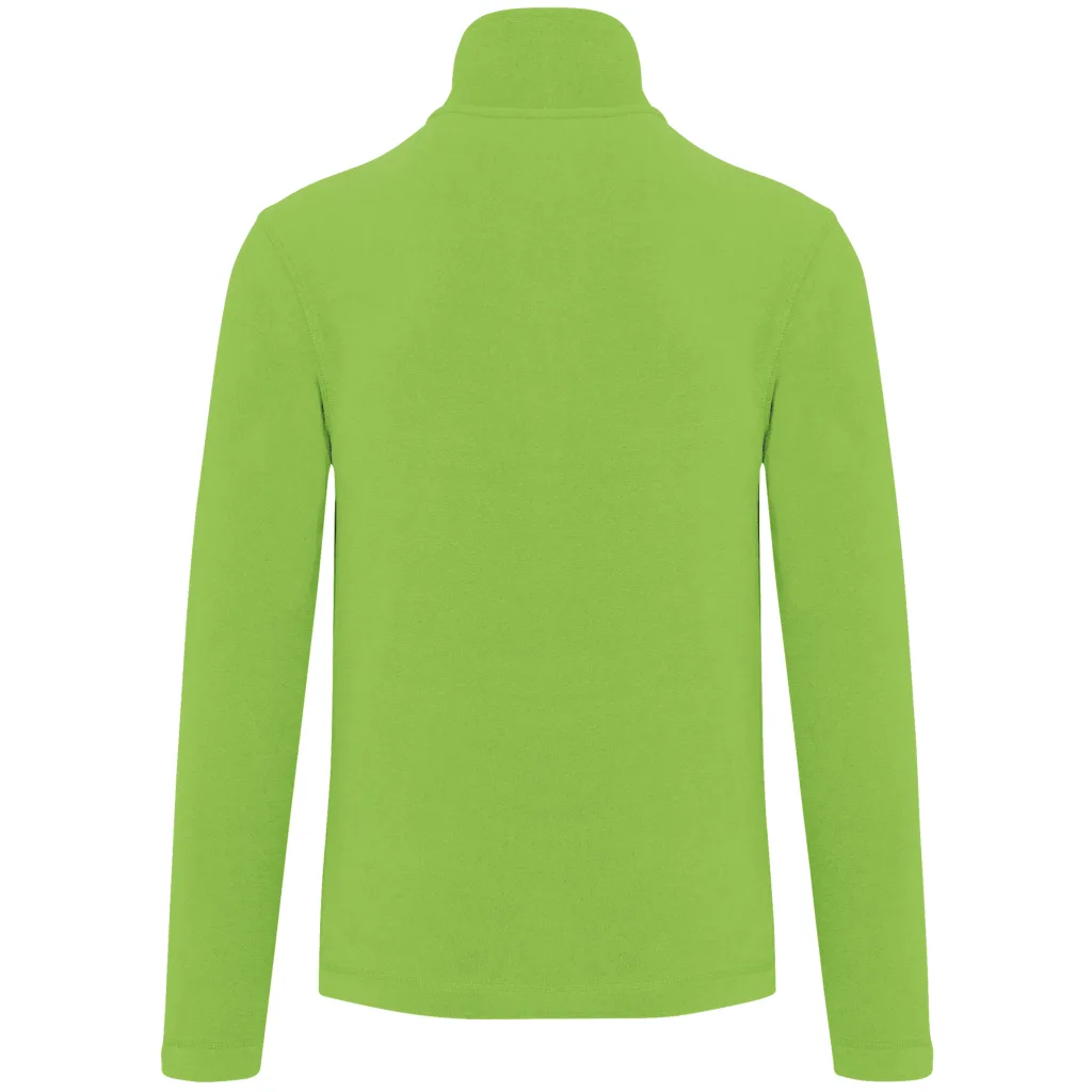 Polaire zippée personnalisée, chaude et anti-boulochage (K911), Lime, photo 55