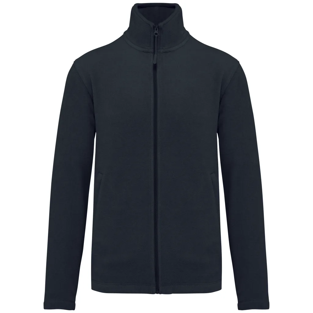 Polaire zippée personnalisée, chaude et anti-boulochage (K911), Navy, photo 57